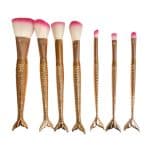 ست براش ۷ عددی طرح ماهی رزگلد