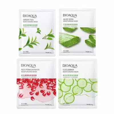 پک ۴ عددی ماسک صورت ورقهای بیوآکوا