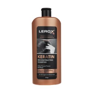 شامپو کراتینه مو لروکس مدل Keratin وزن 550 گرم